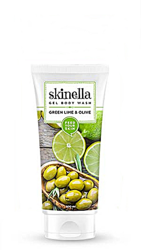 skinella GREEN LIME & OLIVE GEL BODY WASH 200ml(200)