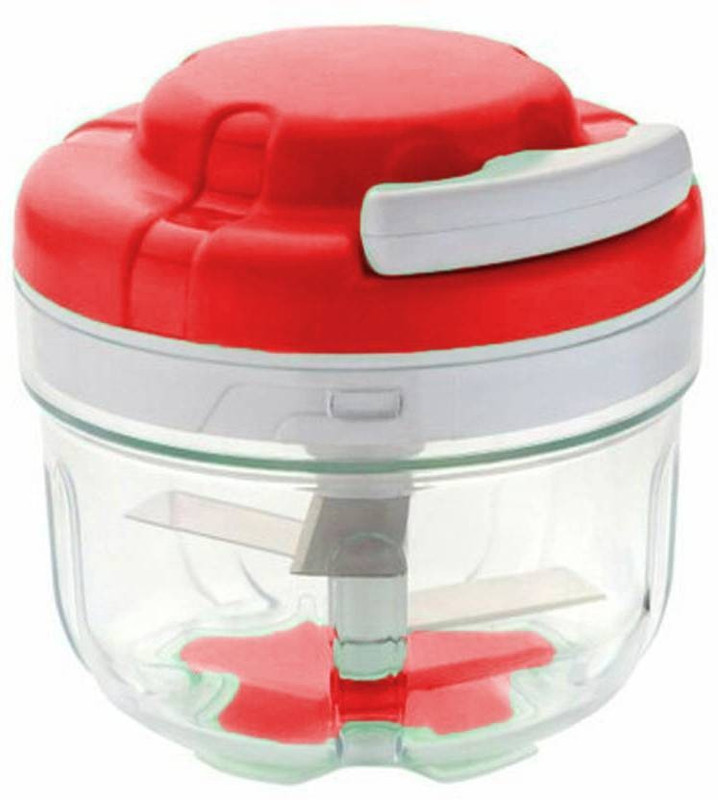 se appliances Quick Wonderful Chopper With Stainless Steel Blade, Quick Chopper Vegetable and Dry Fruit Cutter Red Vegetable Chopper (1 Quick Chopper) RED Vegetable Chopper(Chopper)