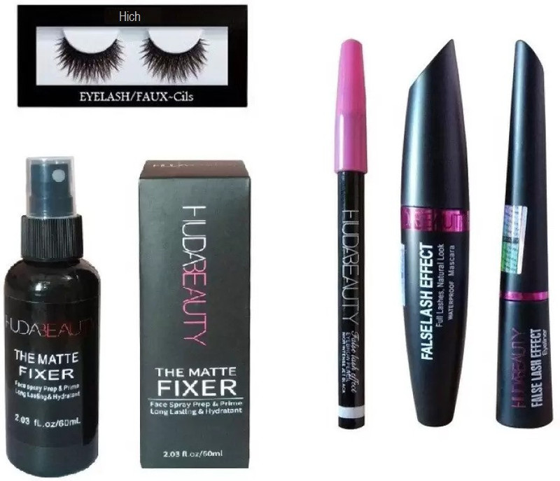 hich Eyelash And Beauty Eyeliner,Mascara,Eyebrow Pencil (Beauty 3 in 1 ) And Beauty Make Up Fixer(5 Items in the set)