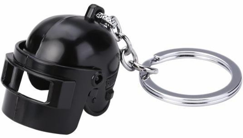 gizmosoul player unknown's battle ground (p u b g) helmet (black) Key Chain