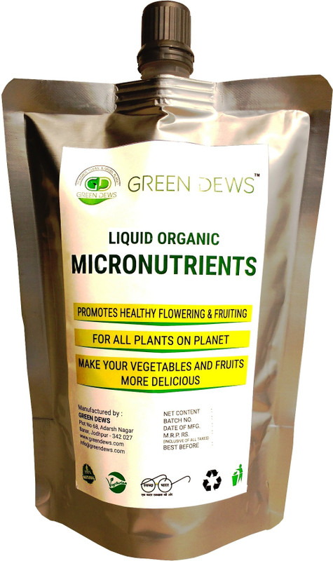 green dews Organic Micro-nutrients Soil Manure(180 ml Liquid)
