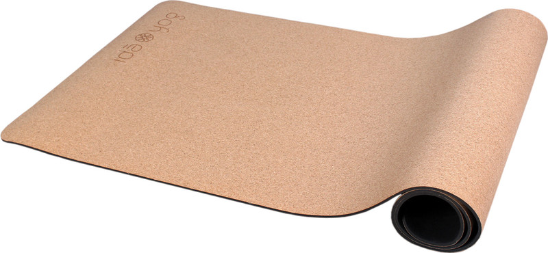 ida yog Bhoomi Classic XL Cork Eco Yoga Mat, 5mm, good grip, anti-bacterial Beige 5 mm Yoga Mat