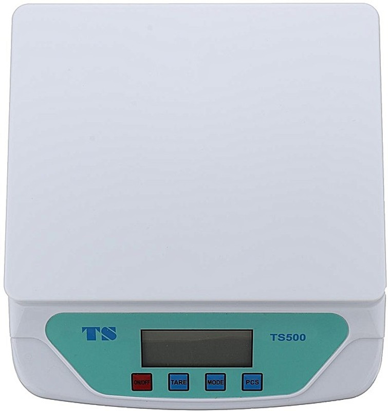 SBTs Compact Scale With Backlight TS-500v 30 kg with Adaptor Digital Multi-Purpose Kitchen Weighing Scale(White)