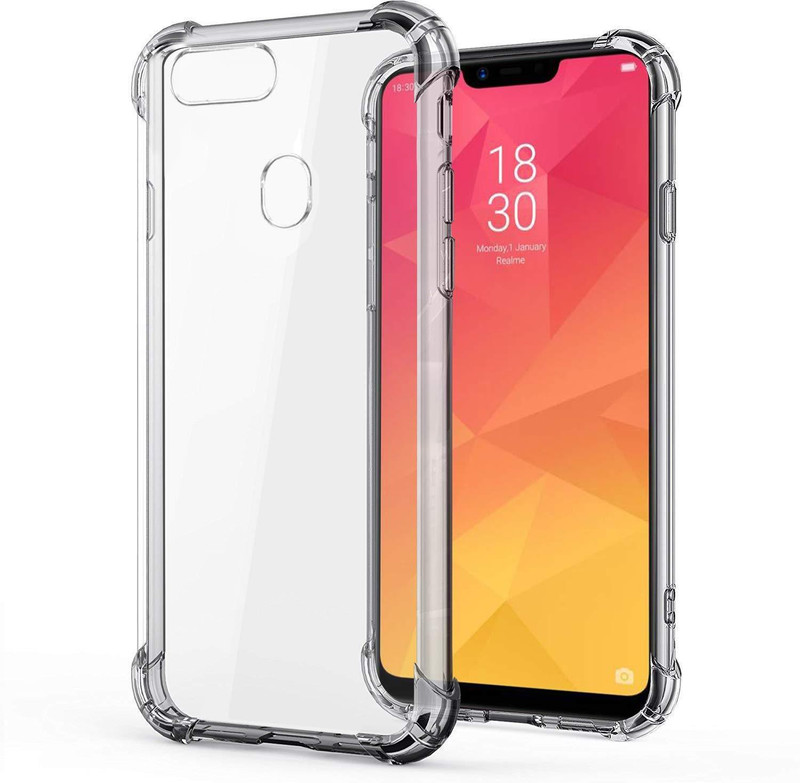 wemix technologies Bumper Case for Realme 2(Transparent, Shock Proof, Silicon)