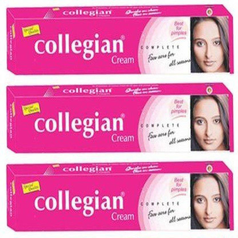 collegian fairness & whitening cream 20g packof 3 (60 g)(20 g)