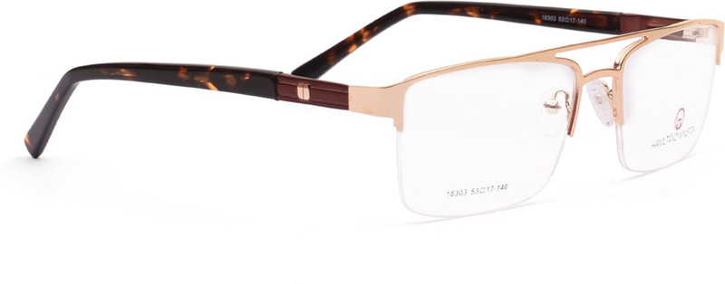 Hamiltano Winston Half Rim Rectangle Frame(45 mm)