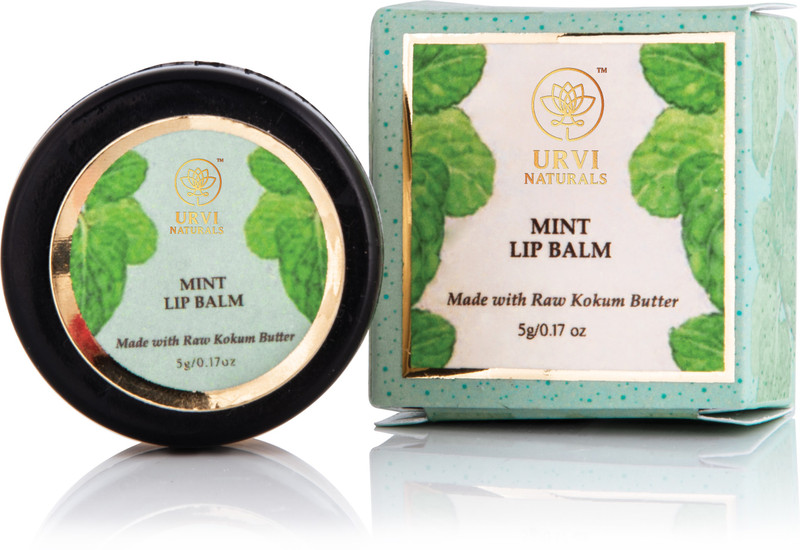 urvi naturals Mint Lip Balm Mint(Pack of: 1, 5 g)