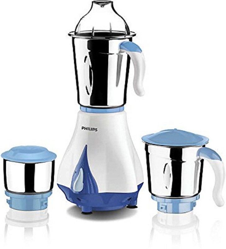 Philips Sku 1 Mixer Grinder mx-001 600 Juicer Mixer Grinder(White, 3 Jars)