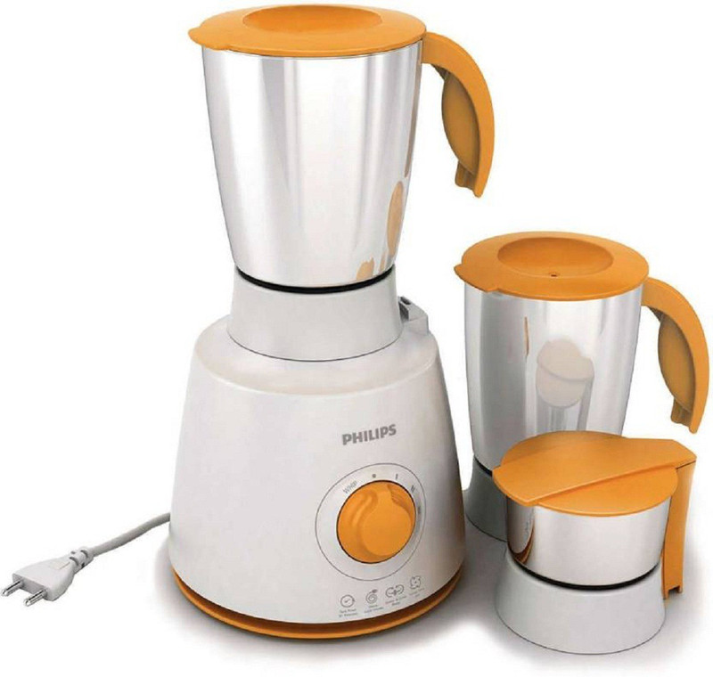 Philips Sku 21 Mixer Grinder mx-021 600 Juicer Mixer Grinder(White, 3 Jars)