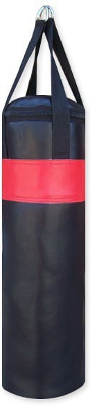 FACTO POWER 4.5 FEET LONG BLACK AND RED COLOR UN-FILLED SRF-STANDARD WITH STRAPS Hanging Bag(L, 54 kg)