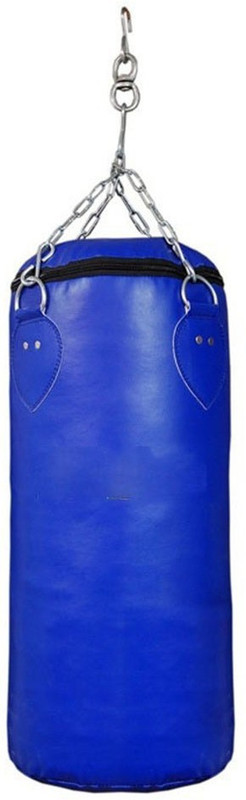 FACTO POWER 1.5 Feet Length BLUE Color With Chain Unfilled SRF - STANDARD Hanging Bag(HEAVY, 1 kg)