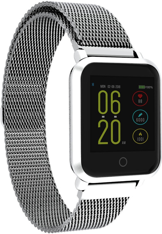 Noise colorfitpro-mtl-slvr Fitness Smart Band Silver Smartwatch(Silver Strap Free) Noise colorfitpro-mtl-slvr Fitness Smart Band Silver Smartwatch(Silver Strap Free)