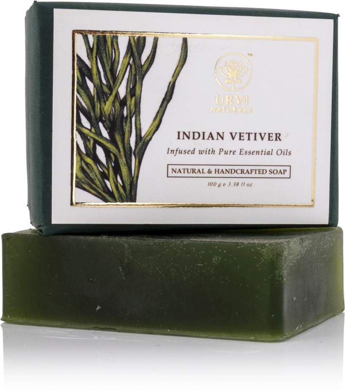 urvi naturals Indian Vetiver Khus Soap(100 g)