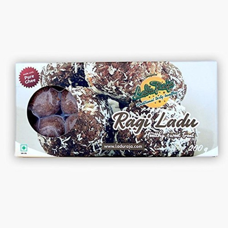 laduraja Ragi Ladu Indian Sweet, 200g Box(200 g)