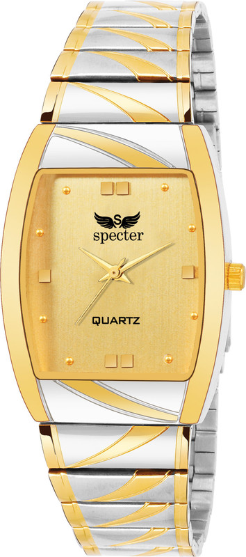 specter gold plating orignal profesional casual Golden Two tone Analog Watch  - For Men
