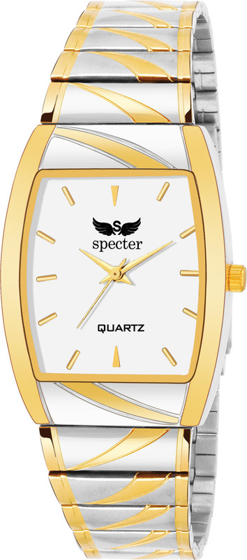 specter gold plating orignal profesional casual boys med b2 Golden Two tone Analog Watch  - For Men