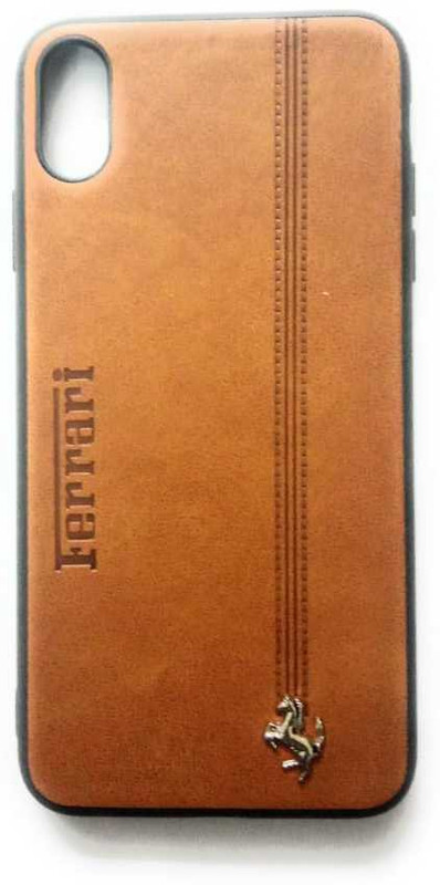 vendees hub Back Cover for Apple iPhone XS Max(Brown, Shock Proof)
