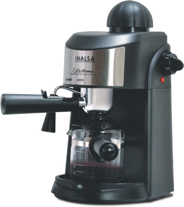 Inalsa Cafe Aroma 4 Cups Coffee Maker(Black)