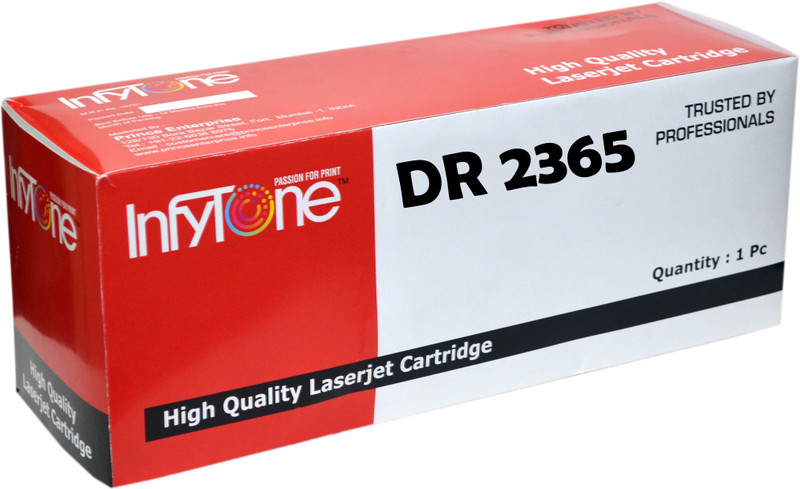 infytone Compatible With: Brother DR-2365 Toner Cartridge Single Color Ink Toner (Black)Be the first to Review this product Single Color Ink Toner(Black)
