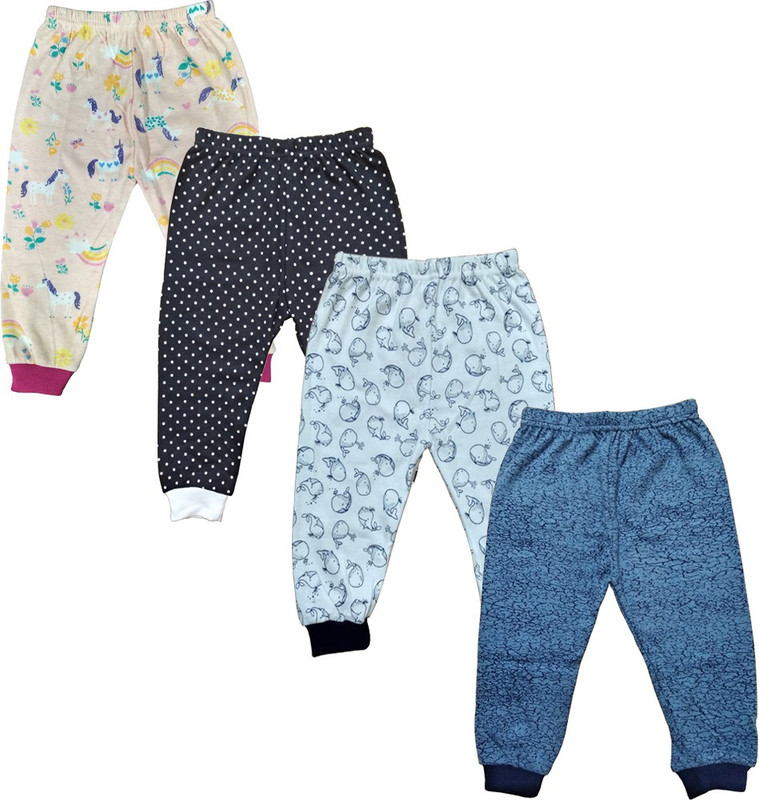 kidbee Track Pant For Boys & Girls(Multicolor, Pack of 4)