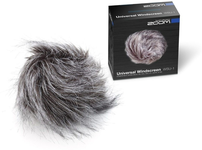 Zoom WSU-1 Universal Windscreen for Handy Recorders & iOS microphones Windscreen(Grey)