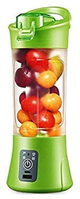 Continental Battery Juice Blender Portable Usb Juicer Blender 380ml Bottle With Rechargeable Power Bank & USB Cable 602 450 W Juicer(Green, 1 Jar) Continental Battery Juice Blender Portable Usb Juicer Blender 380ml Bottle With Rechargeable Power Bank & USB Cable 602 450 W Juicer(Green, 1 Jar)