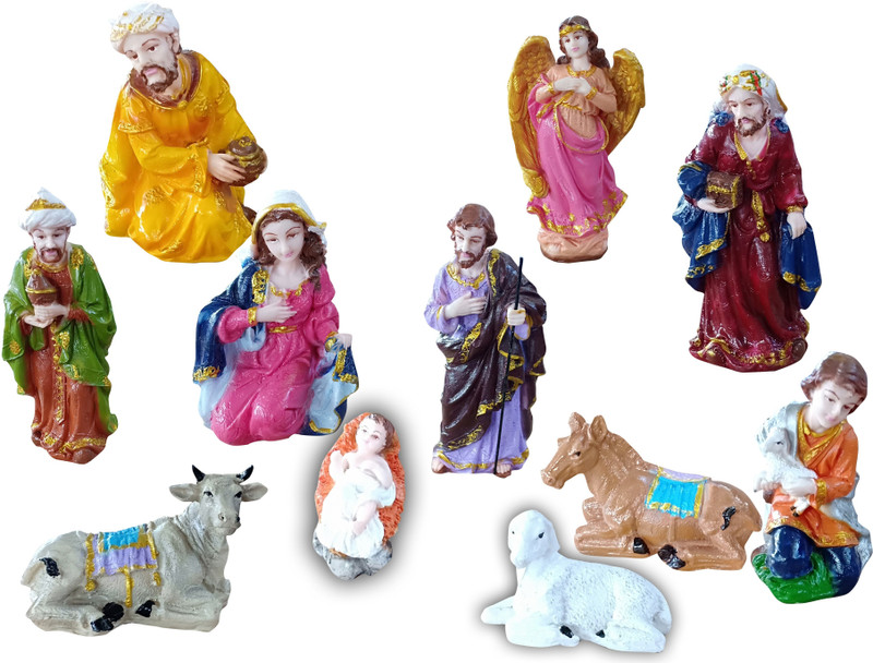 Peegee Christmas Crib Separate Pieces 23 Cm Pack Of 11 Buy