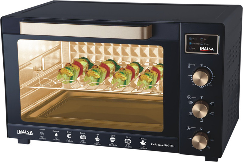 Inalsa 30-Litre Kwik Bake-30 DTRC Oven Toaster Grill (OTG)