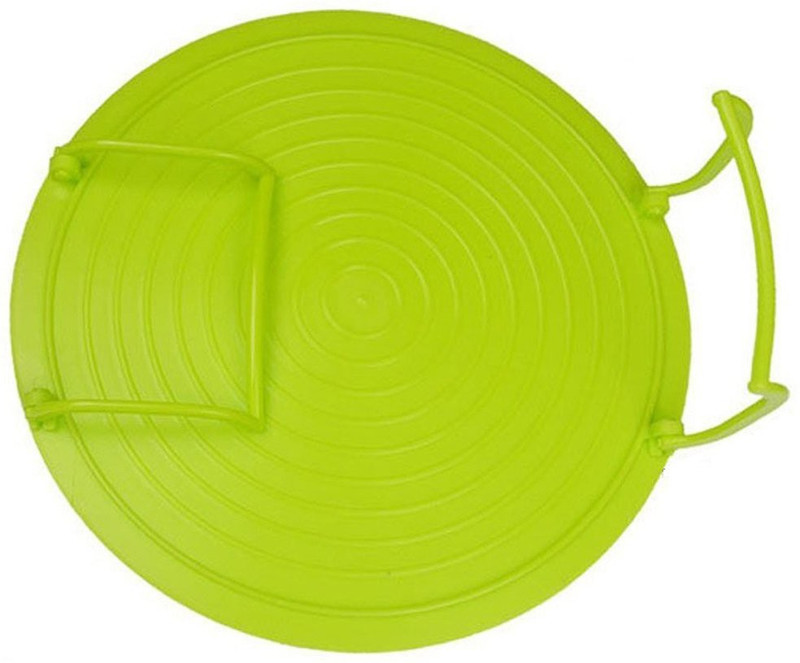 SYGA RoundOvenstand_Green Plastic Microwave Turntable Plate