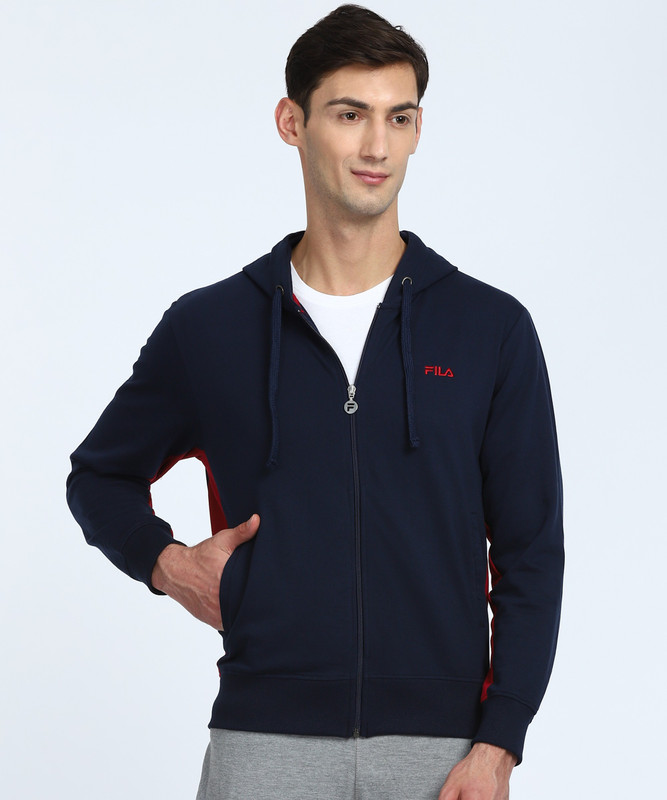 Fila full sleeve solid men's sweatshirt clearance
