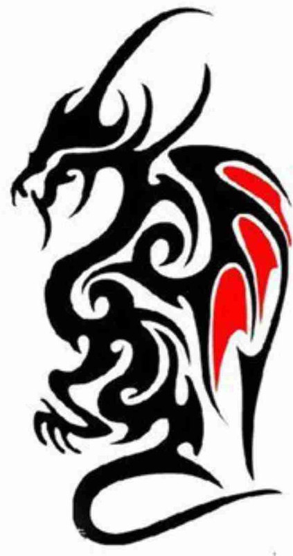 hitler germany Dragon Chines Temporary Tattoos(Dragon Chines Temporary Tattoos)