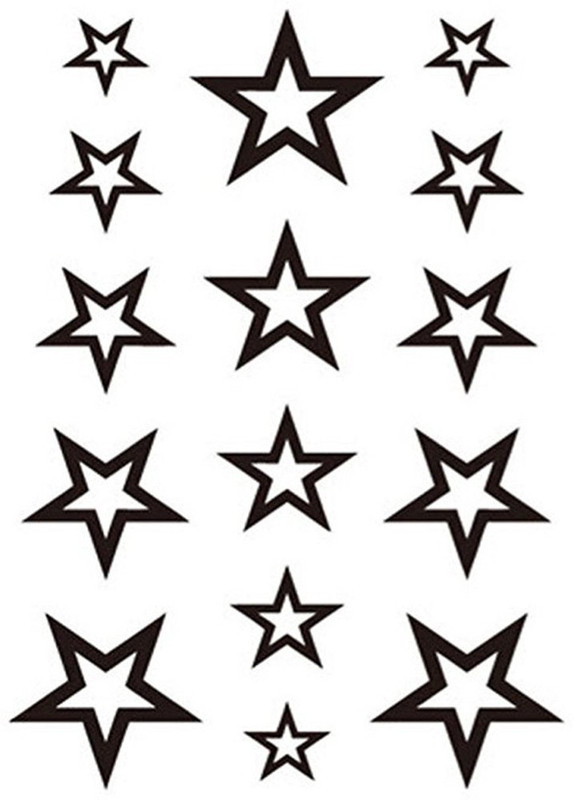 hitler germany 3D Temporary Tattoo Stars Design(3D Temporary Tattoo Stars Design)