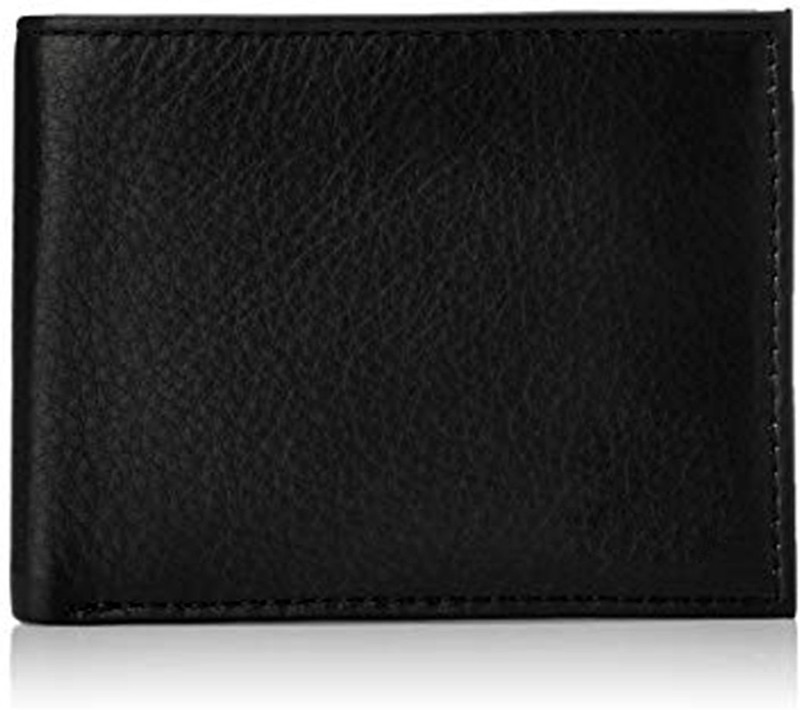 kala studio Men Black Genuine Leather Wallet(9 Card Slots)