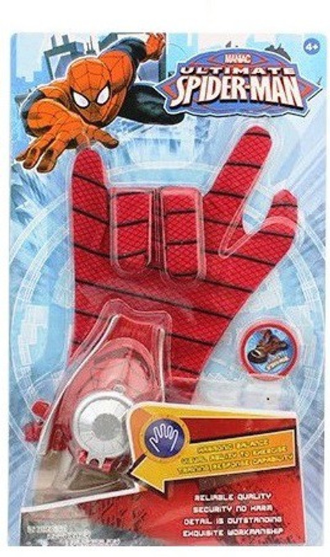 decor express Avengers Disc Launcher-Spider-Man/Iron Man/Hulk/Captain America Gloves with Wrist Disc Launcher Super Hero toy for kids(Multicolor)