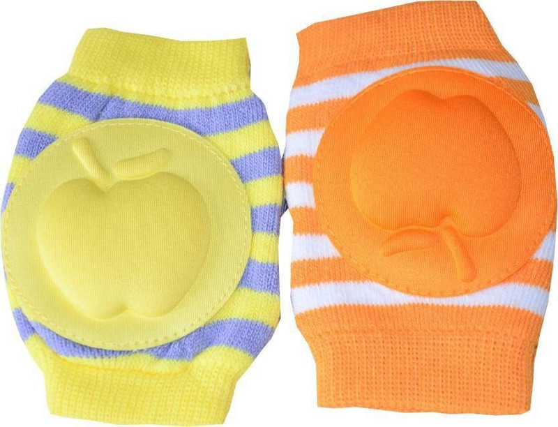 Ninos World Soft Baby Safety Knee & Elbow Pads 2 Pairs ( Multi-colour) Multicolor Baby Knee Pads(Kneepad)