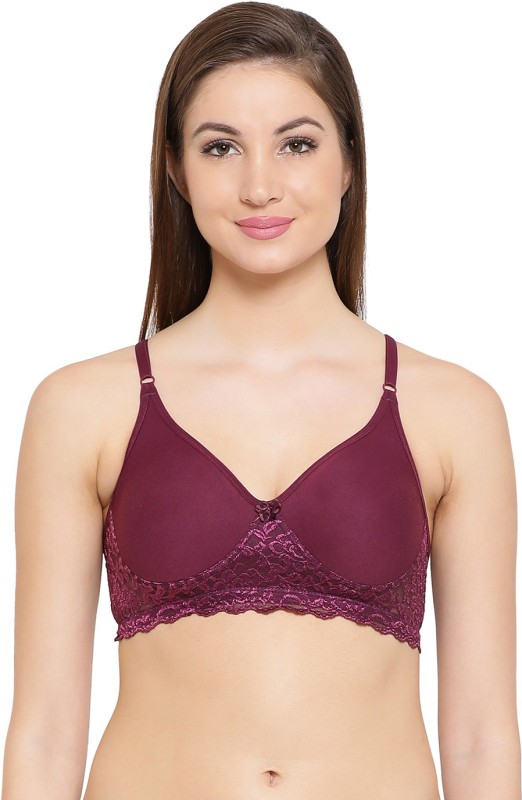 Clovia Cotton Rich Non-Wired Spacer Cup T-Shirt Bra Women Full Coverage Lightly...