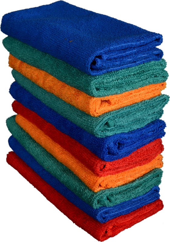 sheen Sheen Microfiber Cleaning Cloth Pack of 10 Dry Microfibre Cleaning Cloth(Pack of 10)