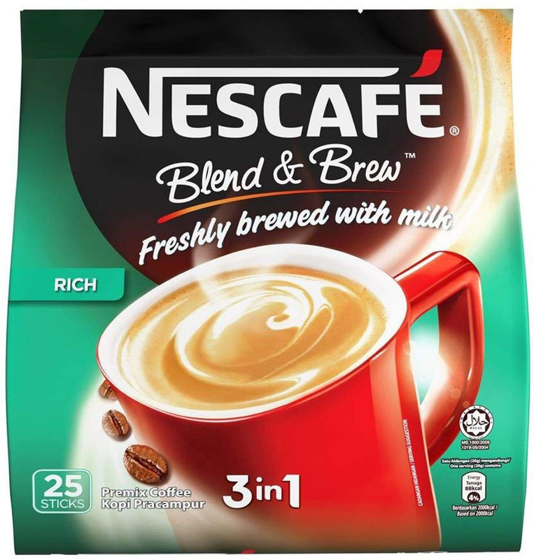 Nescafe 3 In 1 Blend And Brew Rich 25 St Buy Online In Israel At Desertcart