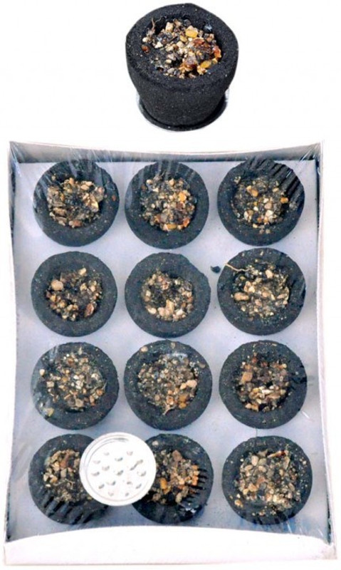 sethias Pure Gugal and Loban Dhoop cup Orchid Dhoop Cone(Pack of 12)