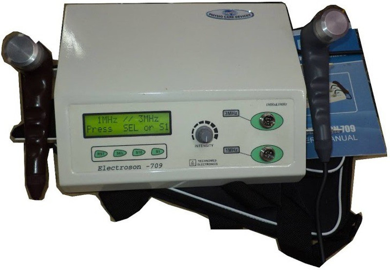 physiocaredevices pain relief Ultrasound Therapy Dual Frequency 1& 3 MHz Electrotherapy Device(pcd- 108)