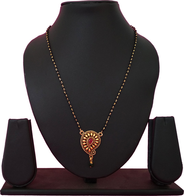 sungold designer and stylish and love sine alloy mangalsutra Copper, Alloy Mangalsutra