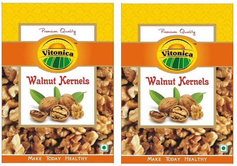 vitonica Light Broken Walnut 200g pack of 2 Walnuts(2 x 100 g)