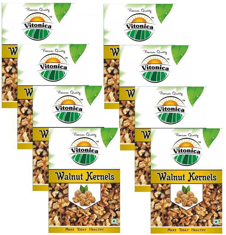 vitonica Walnut Kernel Quarter 200g pack of 8 Walnuts(200 g, Vacuum Pack)