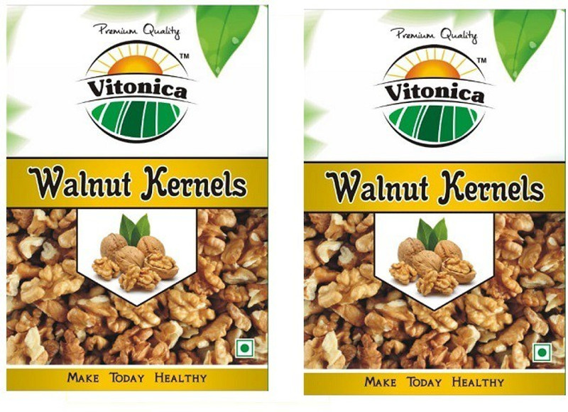vitonica Walnut Kernel Half Giri 250g Pack of 2 Walnuts(2 x 125 g)