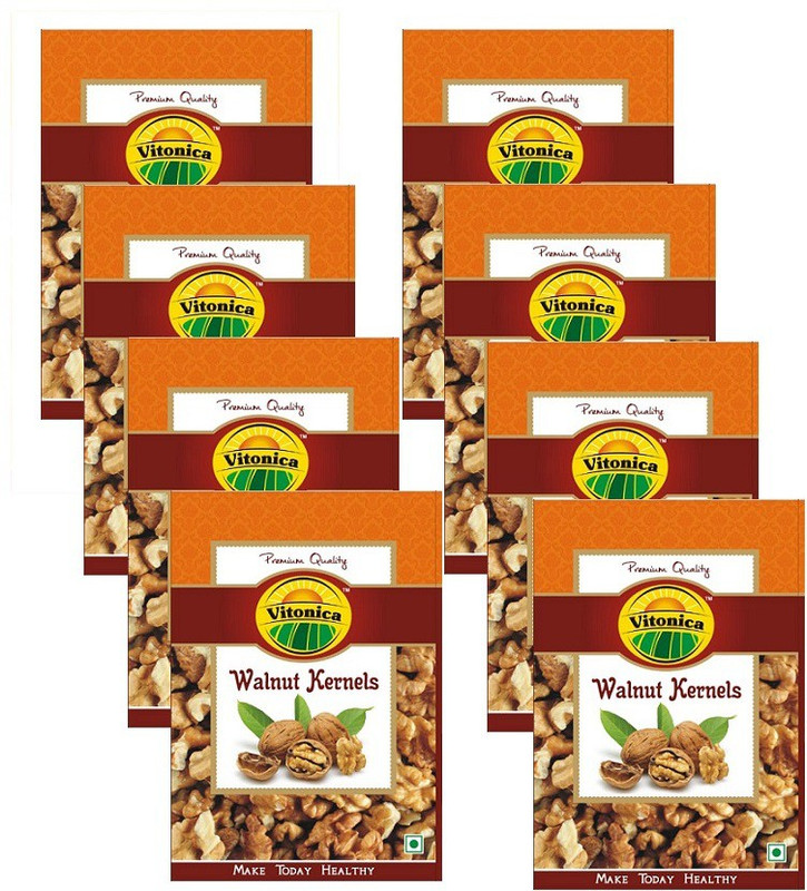 vitonica Walnut Kernel 200g pack of 8 Walnuts(200 g, Vacuum Pack)