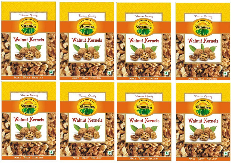 vitonica Light Broken Walnut 200g pack of 8 Walnuts(8 x 25 g)
