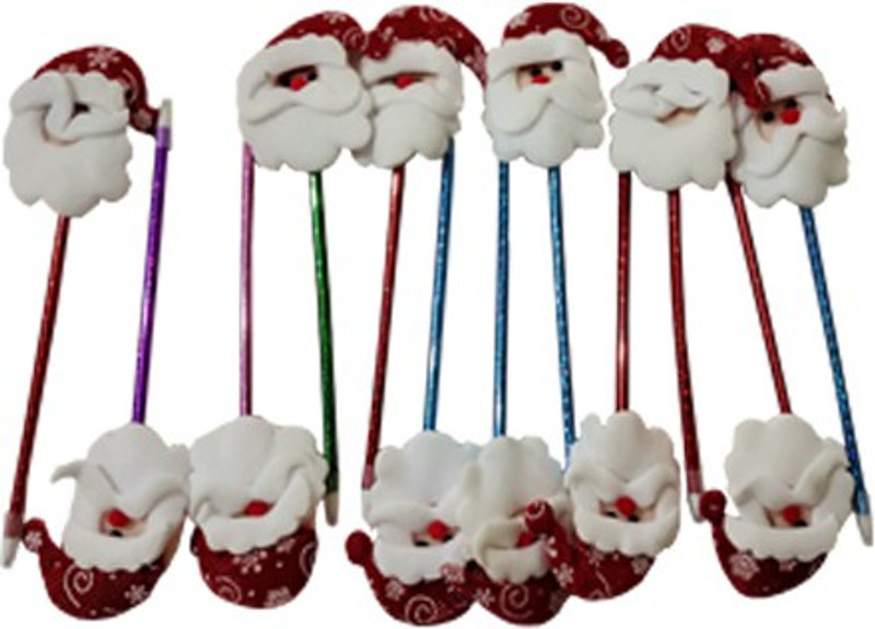 kubergift Santa Christmas xmas Ball Pen(Pack of 12)
