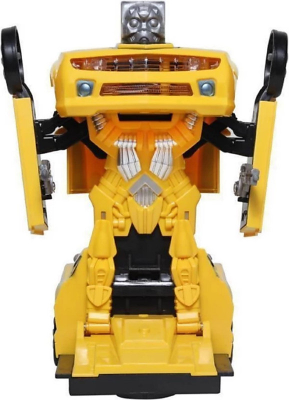 skyler Converting Car to Robot Transformer Bumblebee game for Kids (Yellow)(Yellow)