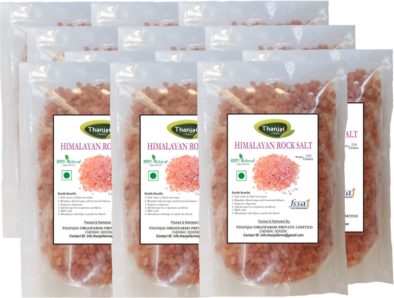 THANJAI NATURAL Himalayan 1st Quality Pink Rock Salt 3000grams Best Offer Himalayan Pink Salt(3000 g, Pack of 12) THANJAI NATURAL Himalayan 1st Quality Pink Rock Salt 3000grams Best Offer Himalayan Pink Salt(3000 g, Pack of 12)