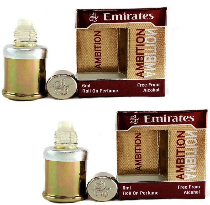 EMIRATES Ambition Floral Attar LONG LASTING PACK OF 2 PC Floral Attar(Spicy)